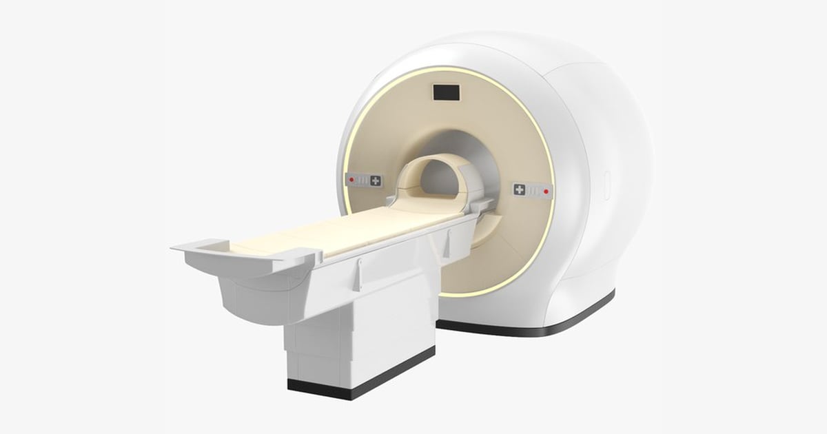 Mri Machine with Extended Patient Table 3D, Incl. diagnosis & hospital ...