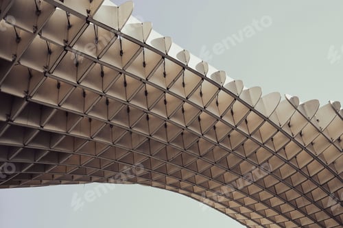 Preview: Modern architectural structure with geometric patterns.