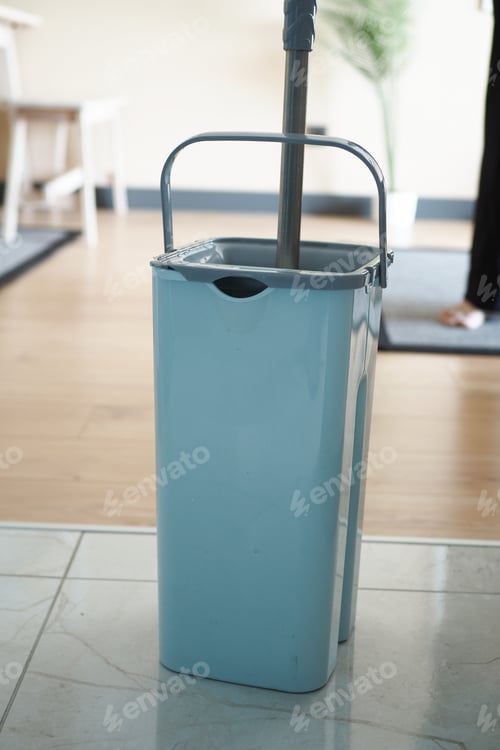 Preview: cleaning tiles floor with mop