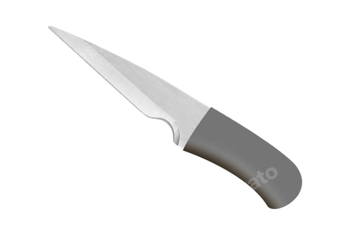 Preview: Knife isolated on white