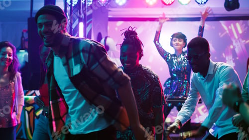 Preview: Diverse people partying at club