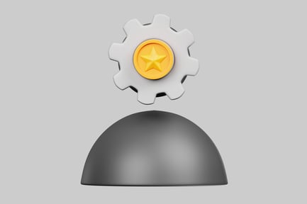 Preview: Rounded figure with gear star