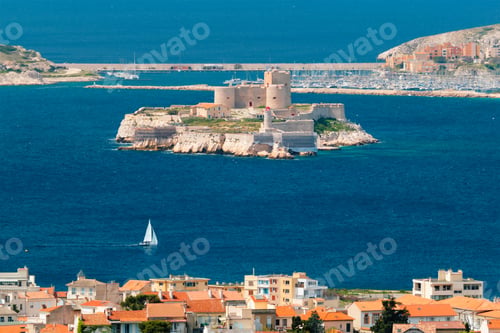 Preview: View of Marseille town. Marseille, France