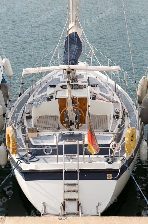 Preview: boat docked at the port of Majorca, Spain