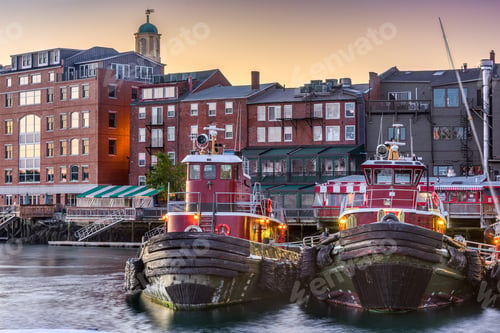 Preview: Portsmouth, New Hampshire, USA Townscape