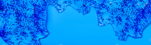 Preview: gel slime texture on blue background