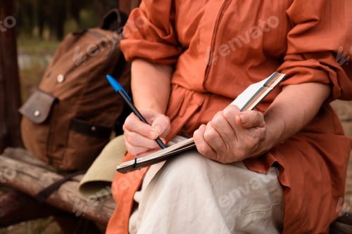 Preview: Writing or drawing in sketch book