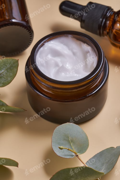 Preview: Face cream moisturizer in a jar, luxury skincare cosmetics and anti-aging product for healthy skin
