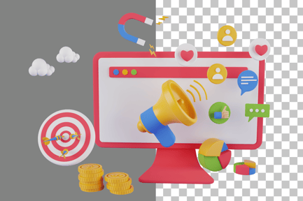Preview: Influencer Marketing 3D Icon