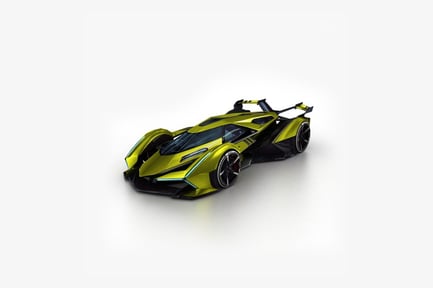 Preview: Futuristic Cyberpunk Coupe: Low Poly Concept