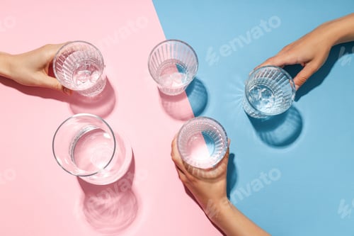 Preview: Concept of thirst and freshness, fresh water