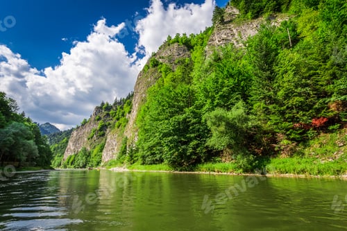 Preview: View from the river Dunajec in summer
