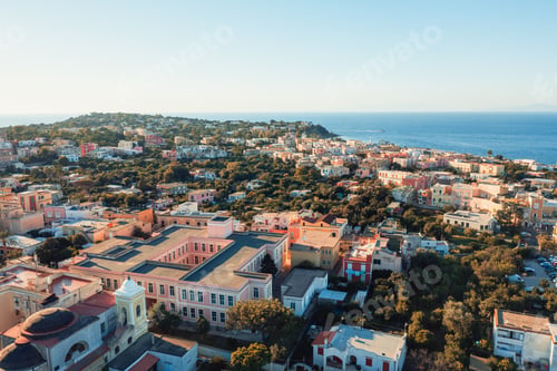 Preview: Roofs of the colored houses of Procida