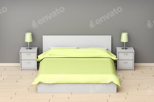 Preview: Modern bedroom interior