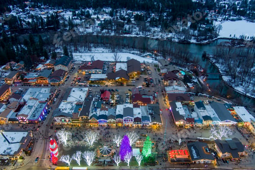 Preview: Leavenworth, Washington evening in December