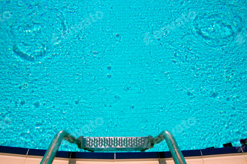 Preview: Surface of blue swimming pool,background of water in swimming pool.