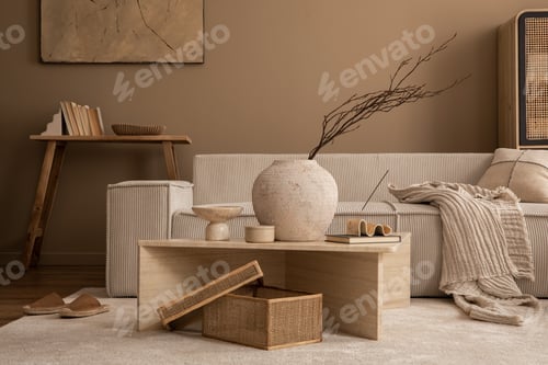 Preview: Neutral Tones and Textures in a Home Interior