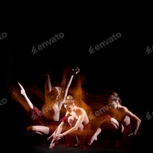 Preview: The sensual and emotional dance of beautiful ballerina