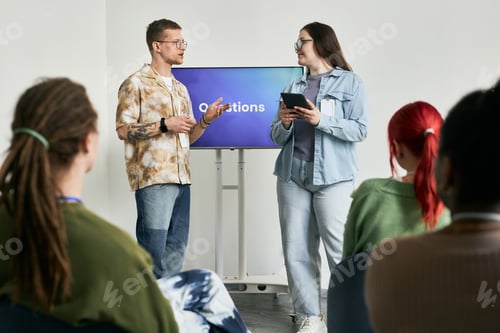 Preview: Discussing Business Operations in Professional Setting