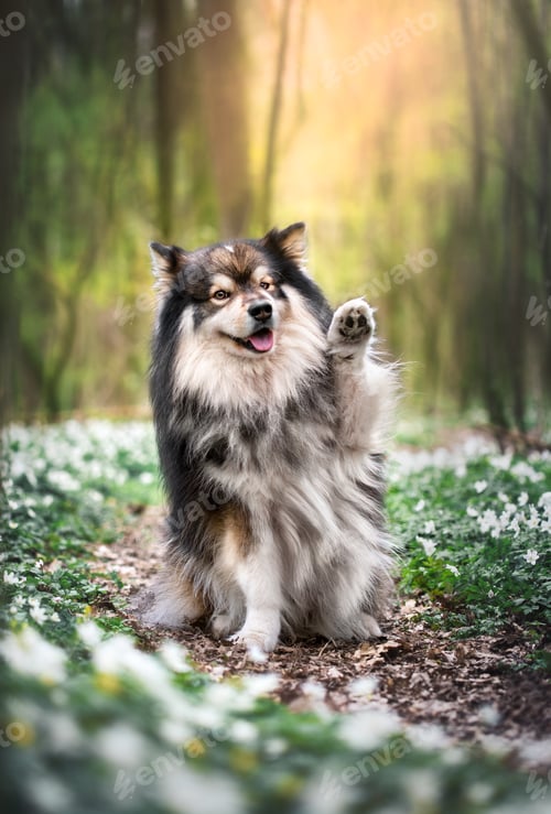 Preview: Portrait of Finnish Lapphund dog