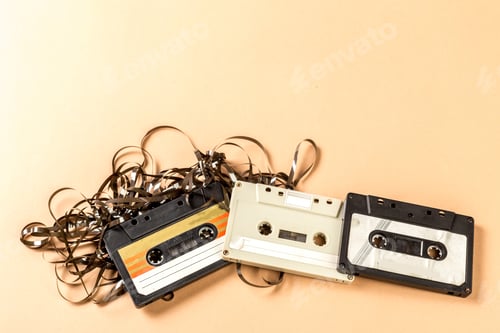 Preview: Old Audio Cassette Tape