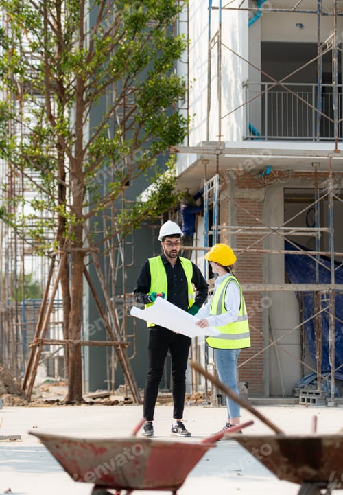 Preview: Portrait of architect and engineer with experience in multi-story building construction