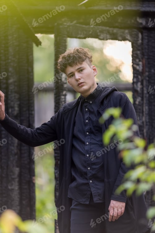 Preview: portrait of young teenager. Gen Z