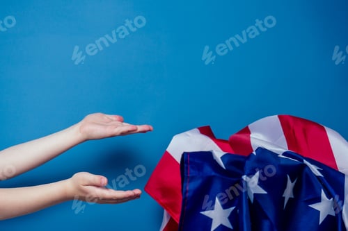 Preview: united states of america flag 4th july independence day celebration concept