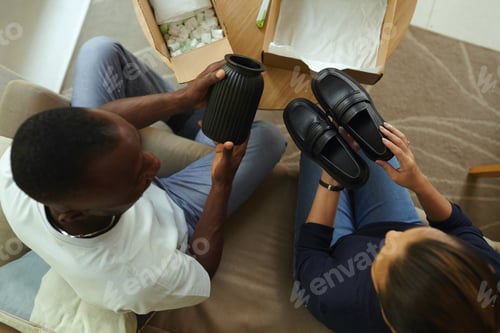 Preview: Couple Checking Their New Goods