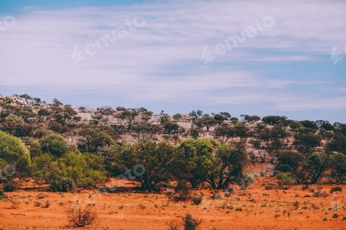 Preview: Australian landscape and blue sky