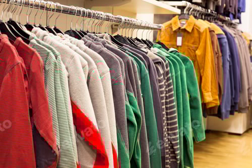 Preview: Men Clothing in Fashion Store