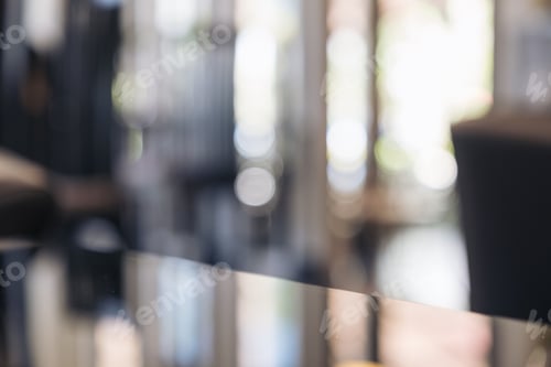 Preview: Blur image of a grass table in cafe background