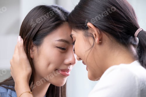 Preview: Happy Asian lesbian couple