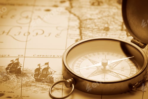 Preview: antique compass