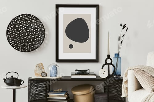 Preview: Creative composition of living room interior design