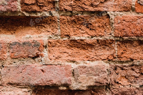 Preview: Brick Wall Background. Use As Design Element Of Residential And Office Interiors, Rough, Cracked