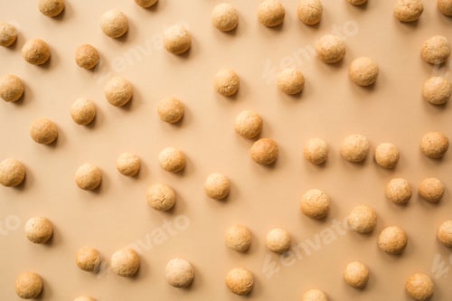 Preview: pepernoten or kruidnoten: sweet traditional dutch cookies for sinterklaas holiday