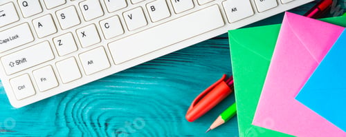 Preview: Stationery colorful school writing tools keyboard