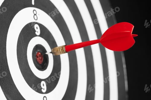 Preview: dartboard business success concept. close up. Creative photo