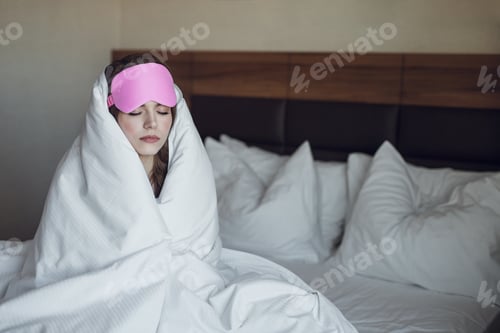 Preview: Sleeping woman in the morning
