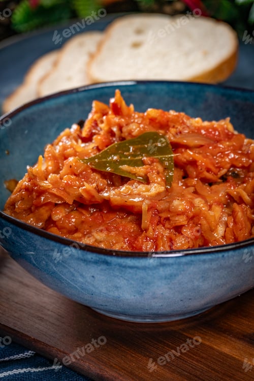Preview: Fish stew with vegetables.