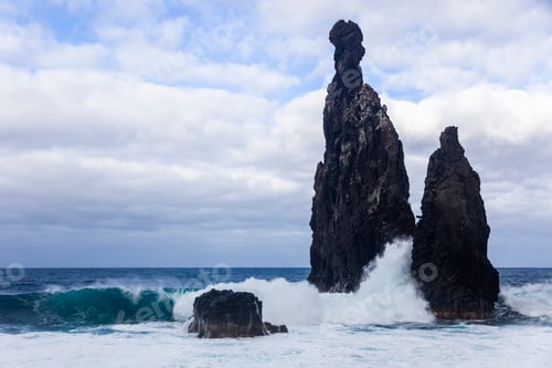 Preview: Rock formation of Ribeira da Janela at Madeira island, Portugal