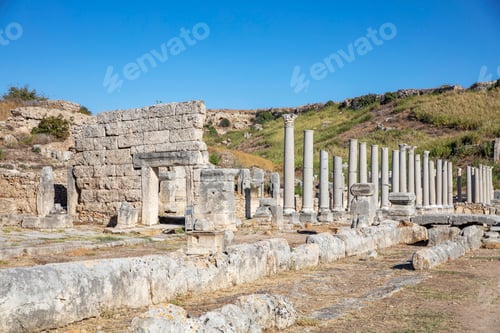 Preview: Nymphaeum of Perge. Ruins of ancient Pamphylian city located in Antalya Province, Turkey.