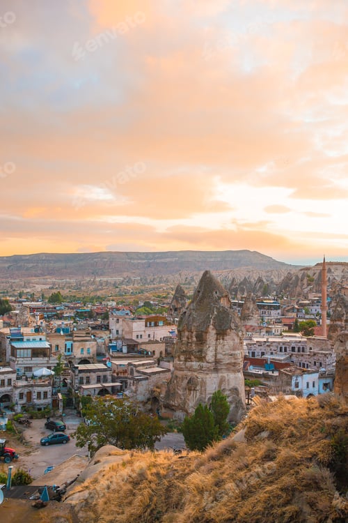 Preview: Cappadocia underground city inside the rocks, the old city of stone pillars