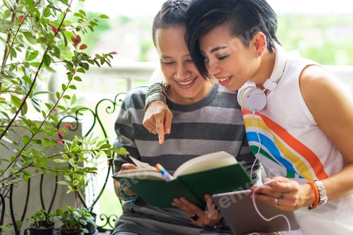 Preview: LGBT Lesbian Couple Moments Happiness Concept