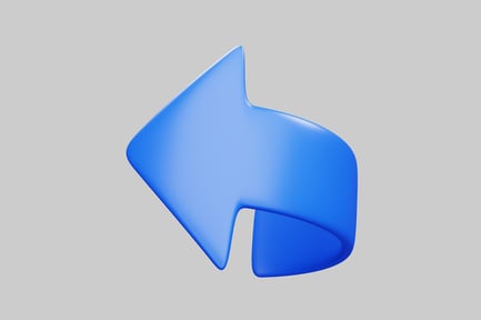 Arrow pointing back design