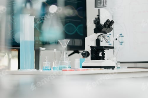Preview: Microscope-focused research in modern laboratory environment, highlighting advancements