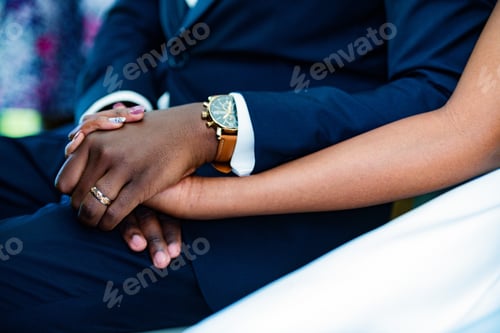 Preview: Human Hands Couple Bride Groom Holding Items Weddings Festival Celebrations