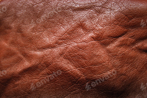 Preview: Old red leather texture for background.
