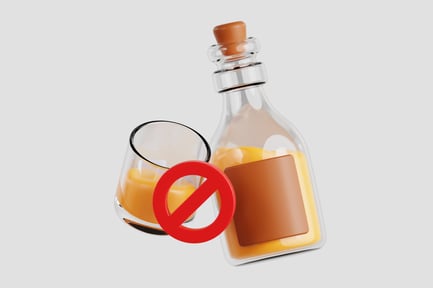 Preview: No Alcohol Symbol 3D Icon